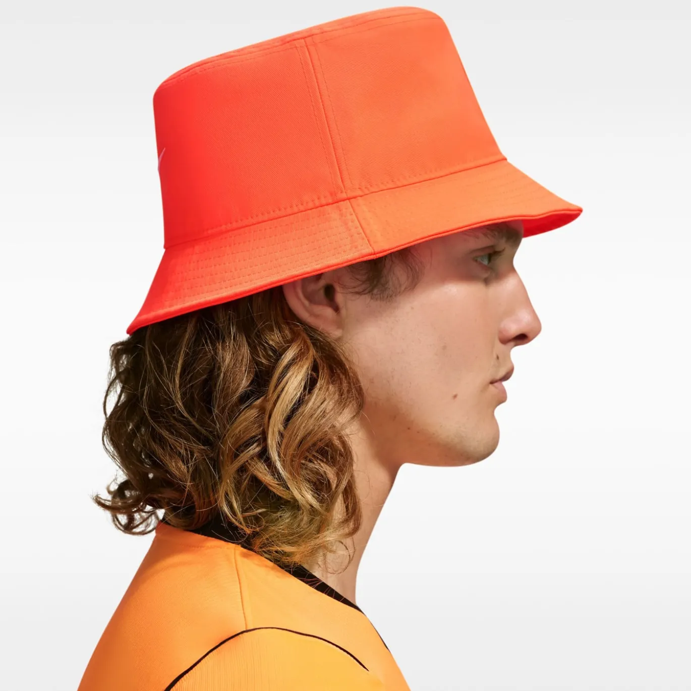 Nike Nederland Bucket Hat Oranje Zwart Wit