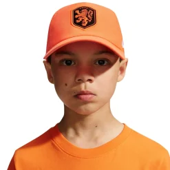 Nike Nederland Club Pet Kids Oranje Zwart Wit