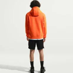 Nike Nederland Club Sportswear Trainingspak Hooded 2026-2028 Oranje Zwart