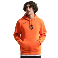 Nike Nederland Club Sportswear Hoodie 2026-2028 Oranje Zwart