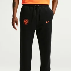 Nike Nederland Club Sportswear Joggingbroek 2026-2028 Zwart Oranje