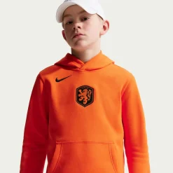 Nike Nederland Club Sportswear Trainingspak Hooded 2026-2028 Kids Oranje Zwart