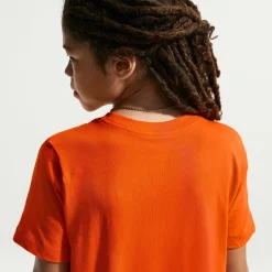 Nike Nederland Crest T-Shirt 2026-2028 Kids Oranje Zwart