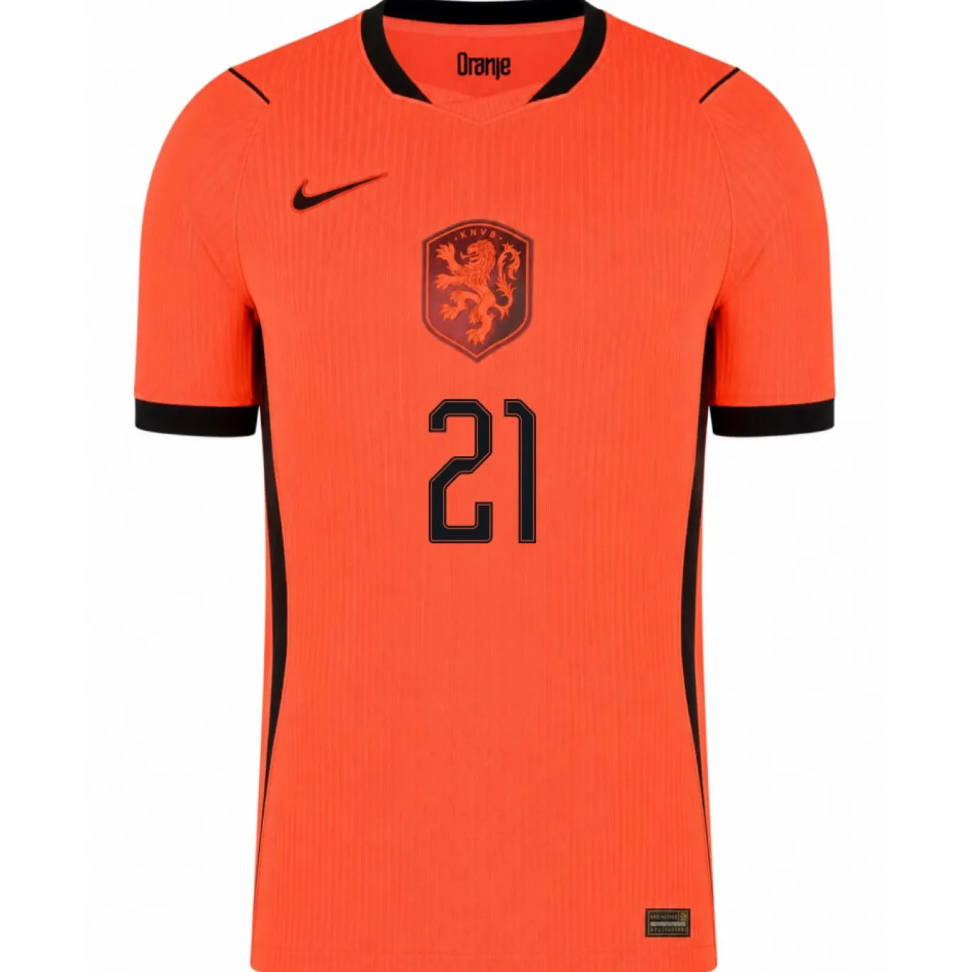 Nike Nederland De Jong 21 Thuisshirt Authentic 2026-2028