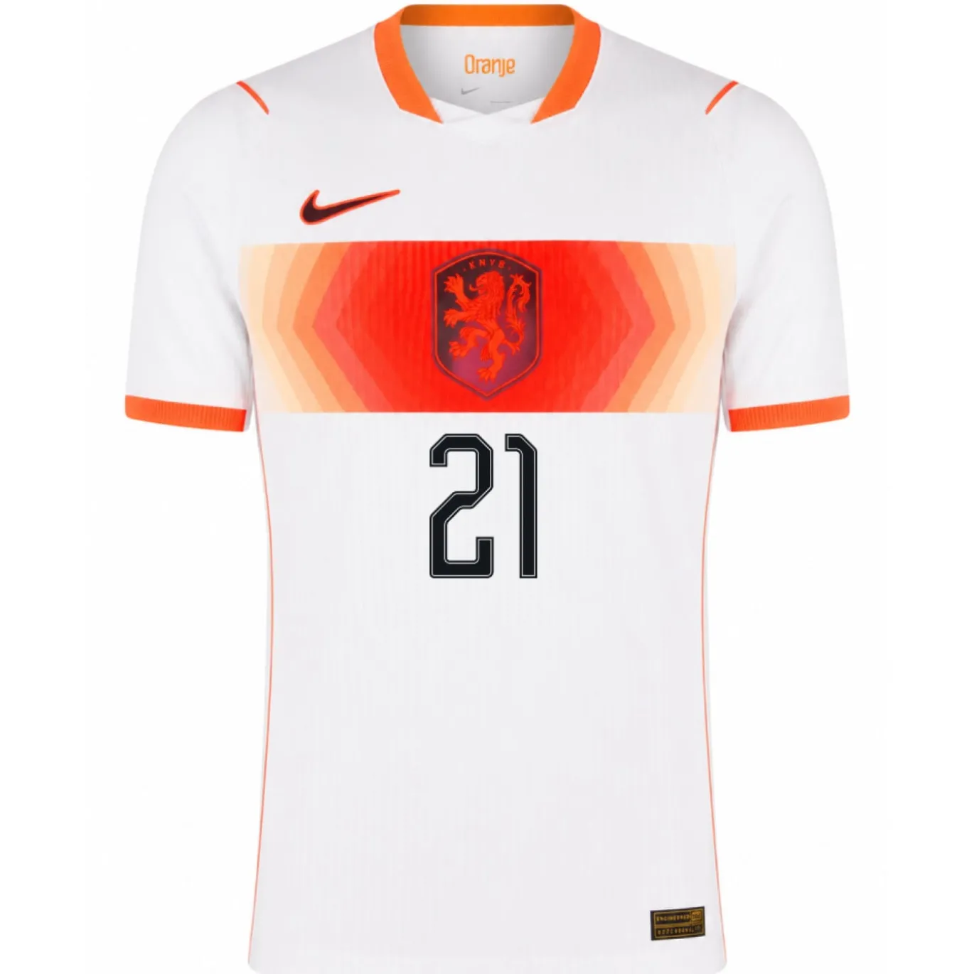 Nike Nederland De Jong 21 Uitshirt Authentic 2026-2028