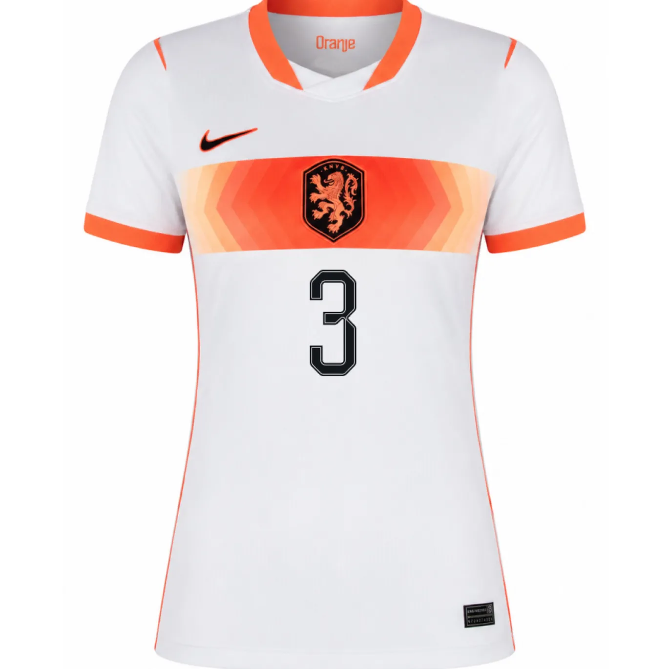 Nike Nederland De Roon 3 Uitshirt 2026-2028 Dames