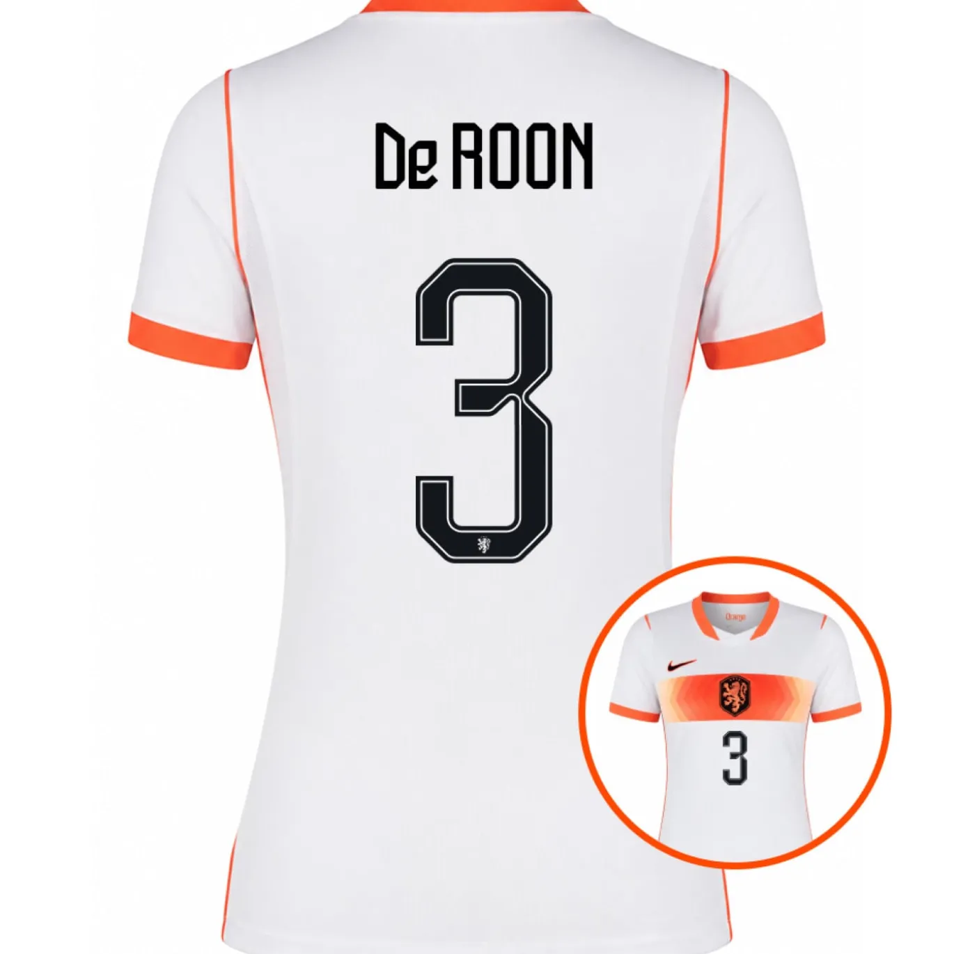 Nike Nederland De Roon 3 Uitshirt 2026-2028 Dames