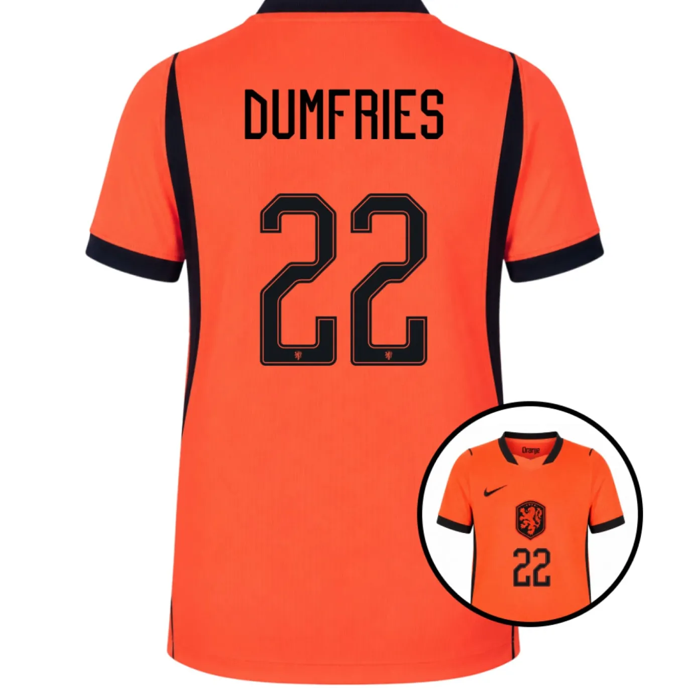 Nike Nederland Dumfries 22 Thuisshirt 2026-2028 Kids
