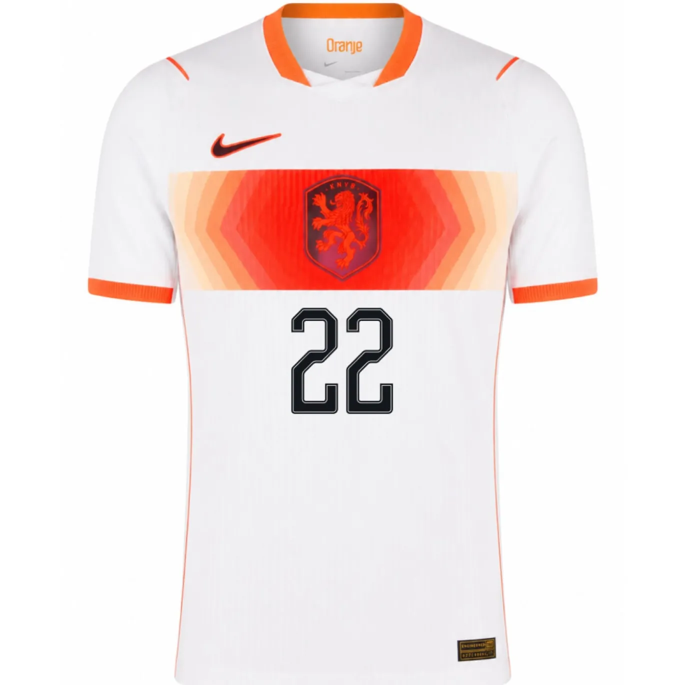 Nike Nederland Dumfries 22 Uitshirt Authentic 2026-2028
