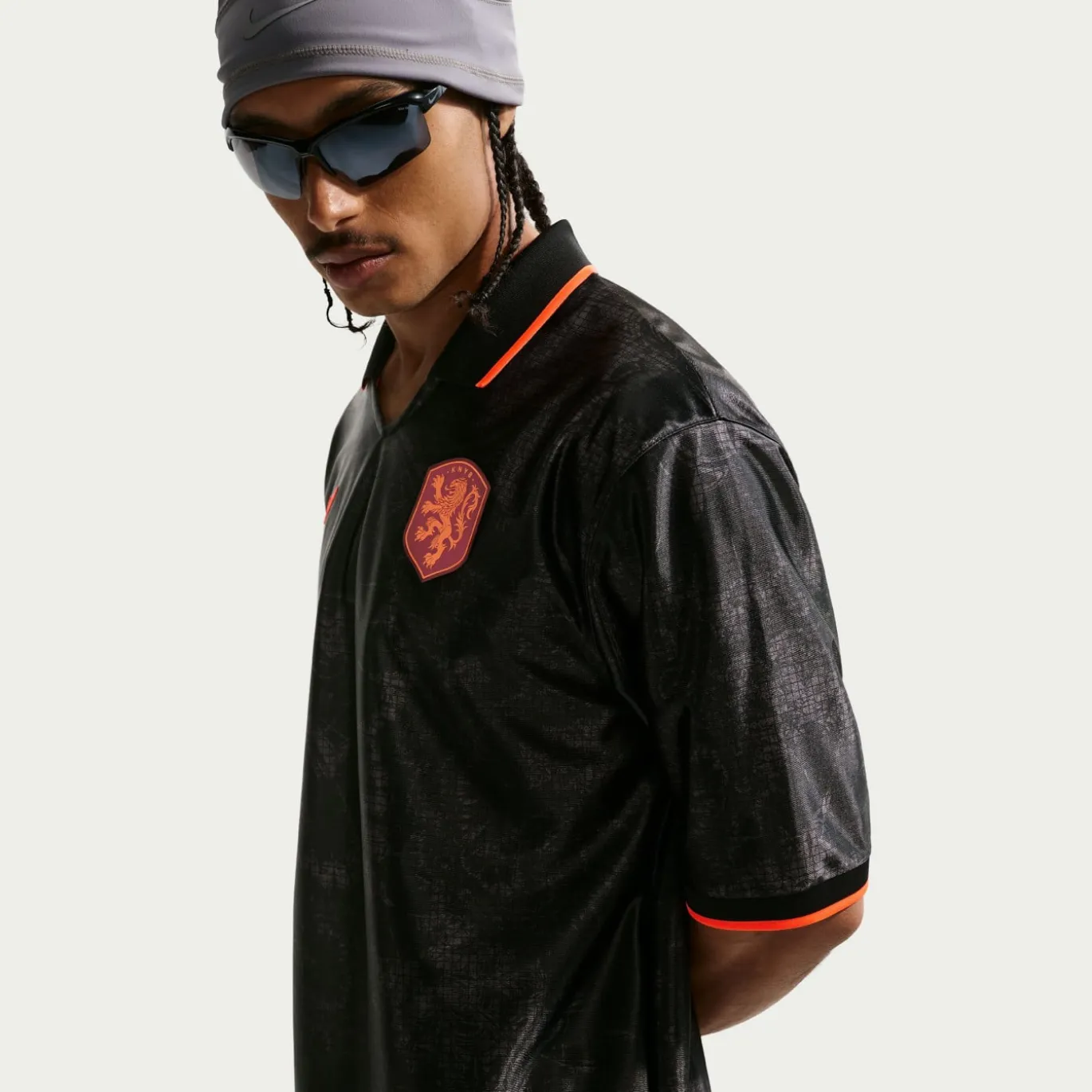 Nike Nederland Energy Trainingsshirt 2026-2028 Zwart Oranje