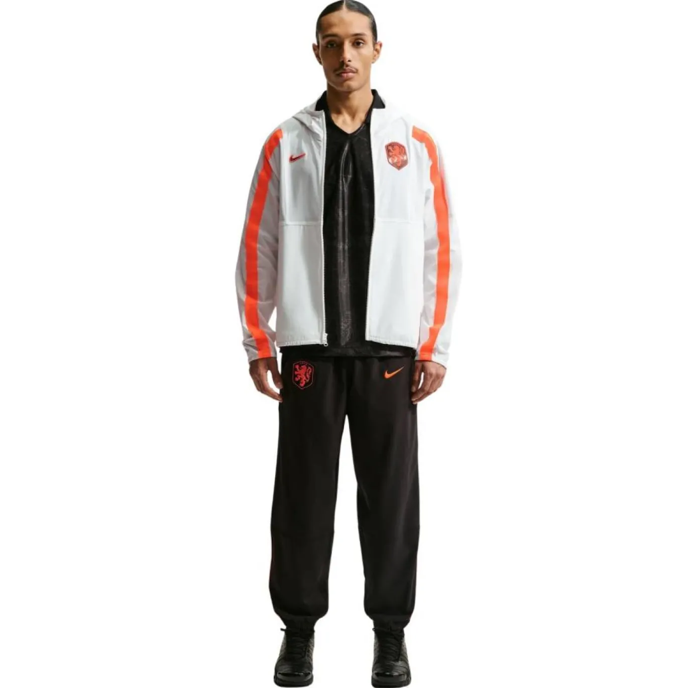 Nike Nederland Energy Trainingspak 2026-2028 Wit Zwart Oranje