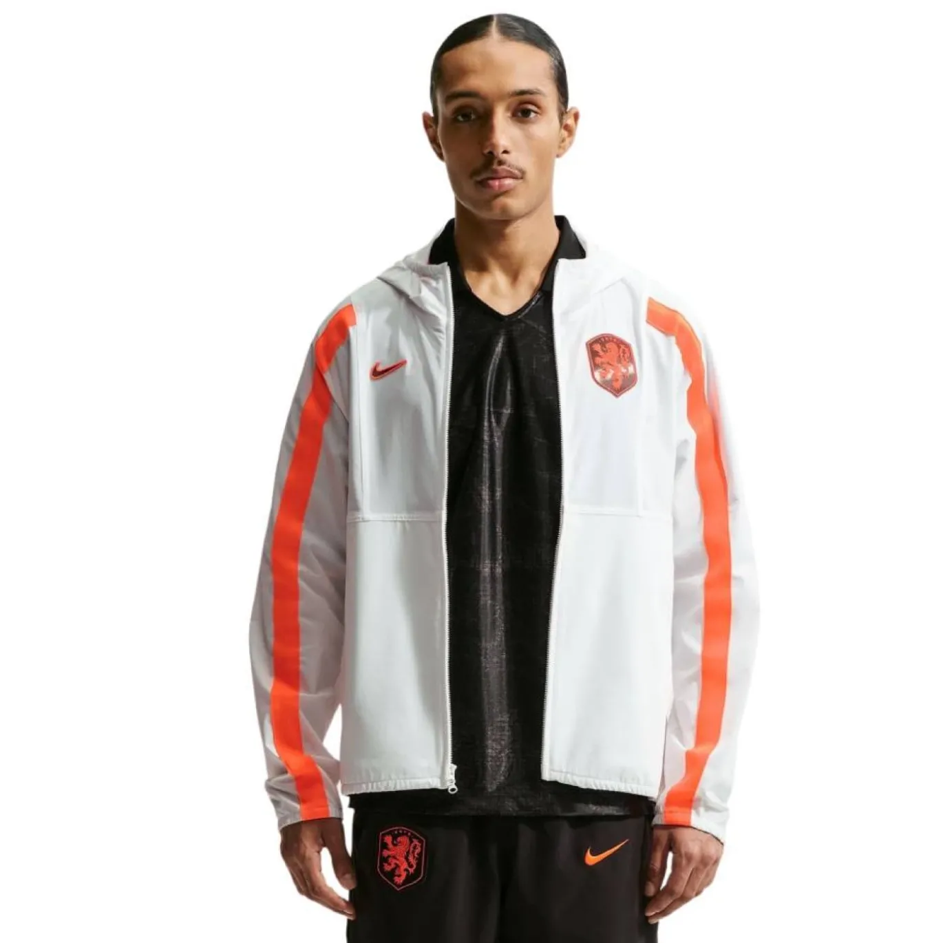 Nike Nederland Energy Trainingspak 2026-2028 Wit Zwart Oranje