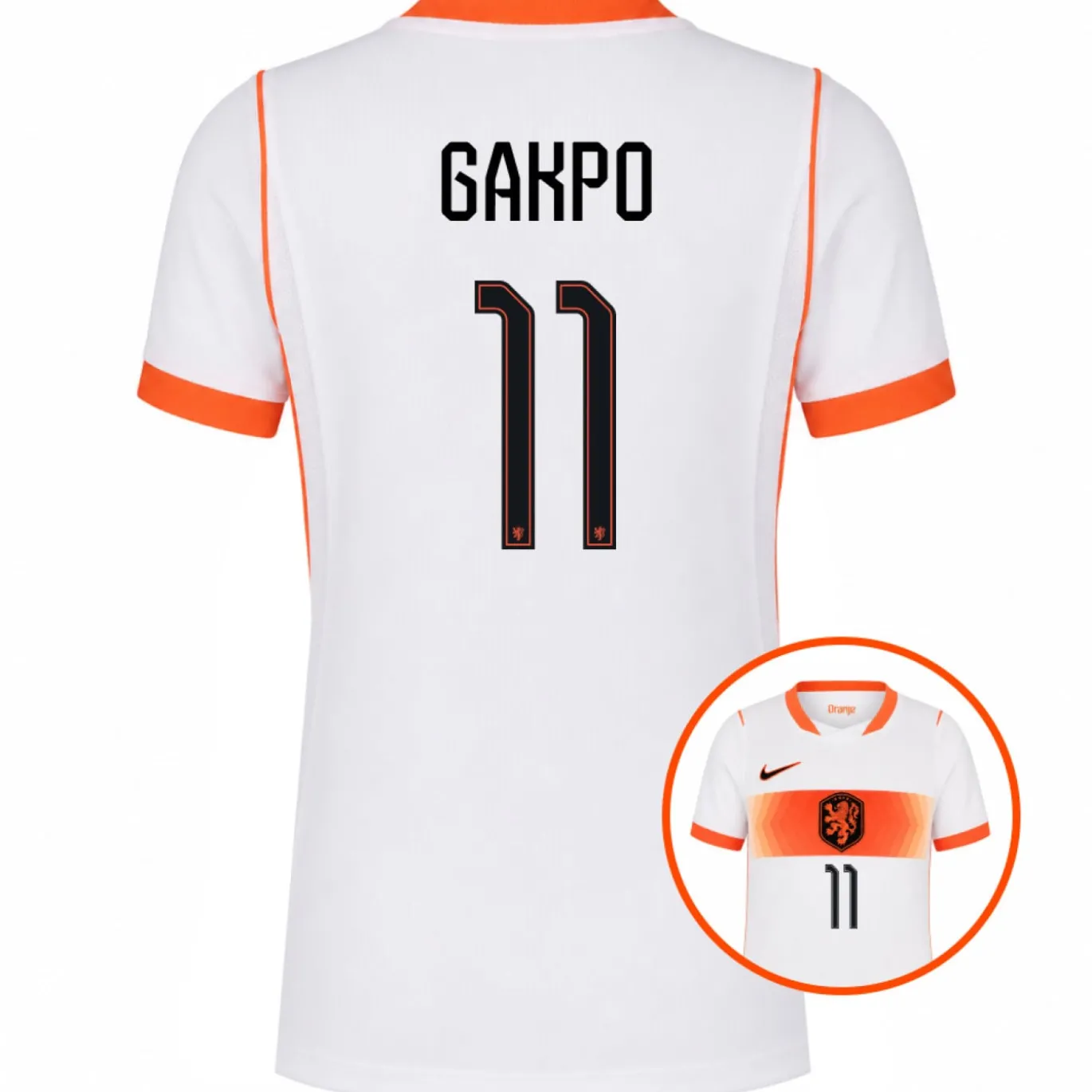 Nike Nederland Gakpo 11 Uitshirt 2026-2028 Kids