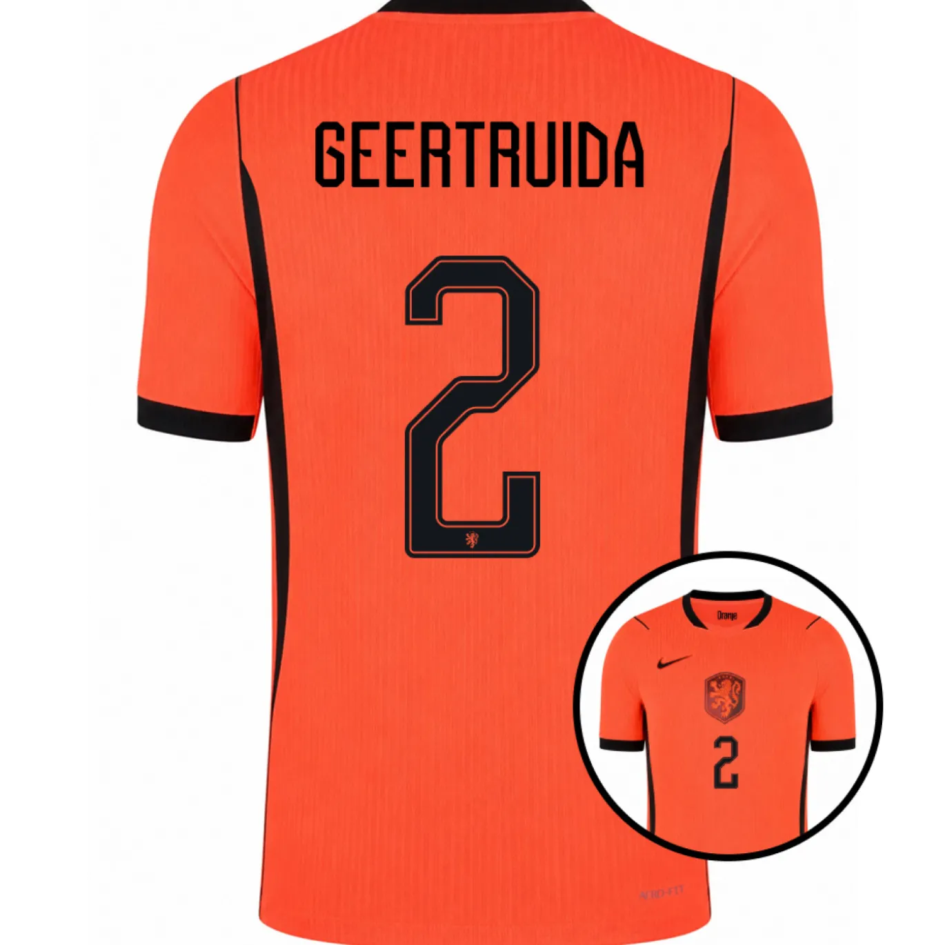 Nike Nederland Geertruida 2 Thuisshirt Authentic 2026-2028