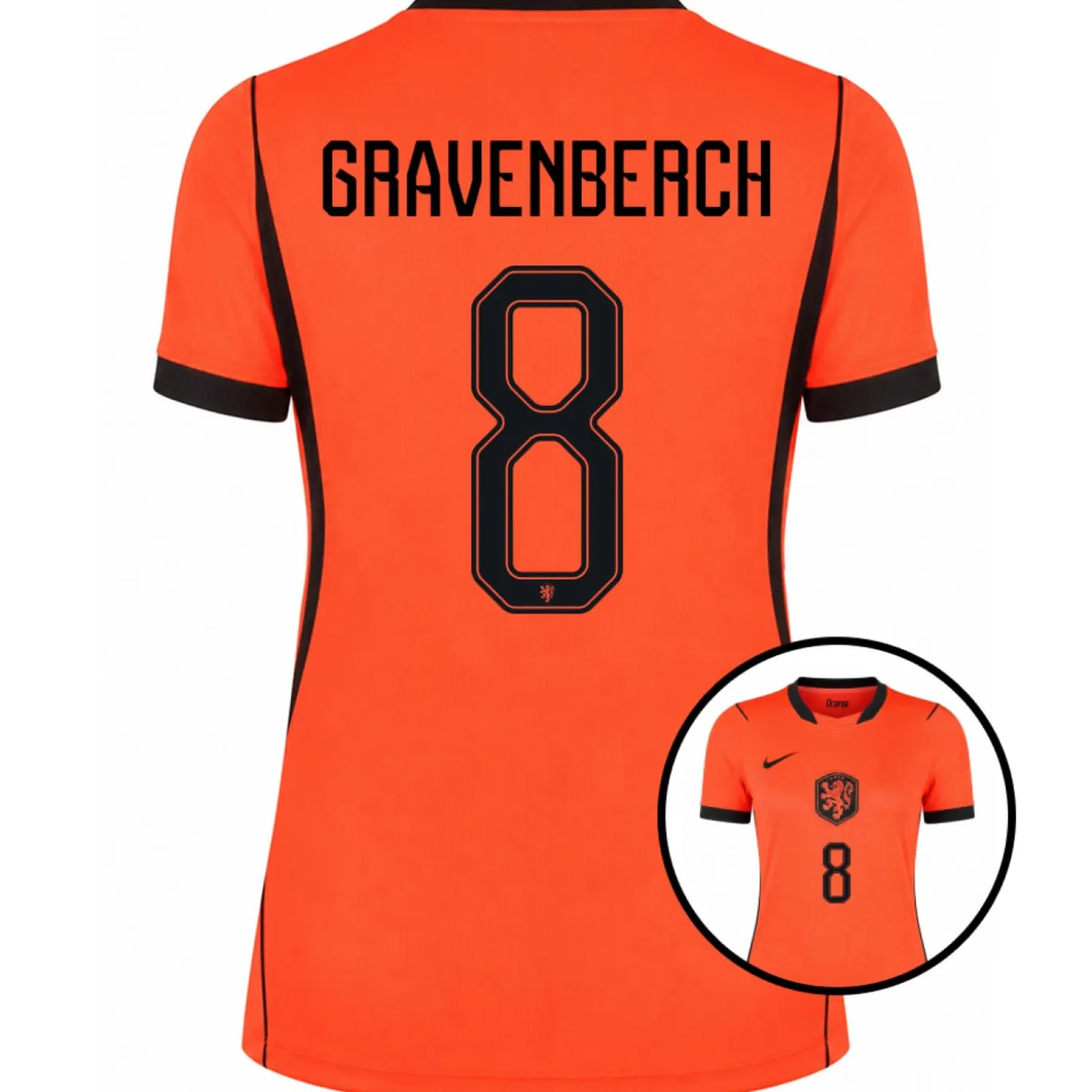 Nike Nederland Gravenberch 8 Thuisshirt 2026-2028 Dames