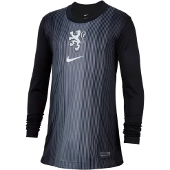 Nike Nederland Keepersshirt Lange Mouwen OranjeLeeuwinnen 2025-2027 Kids Zwart