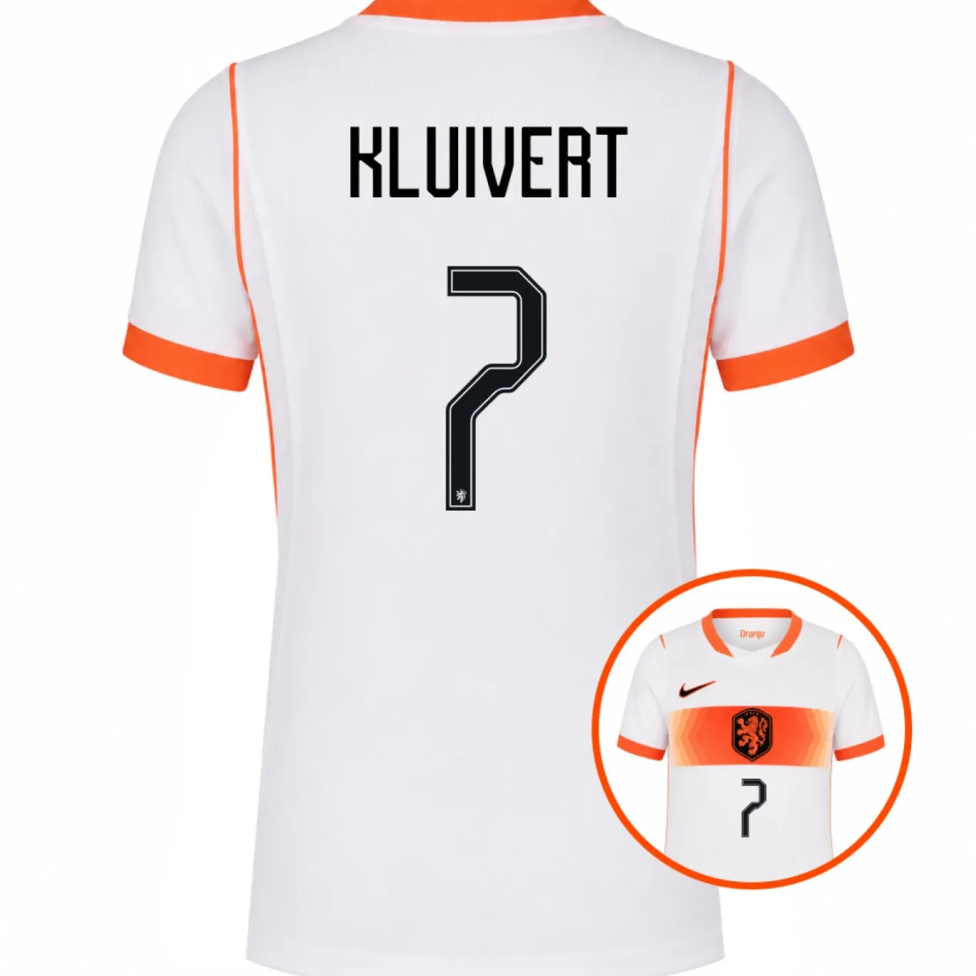 Nike Nederland Kluivert 7 Uitshirt 2026-2028 Kids