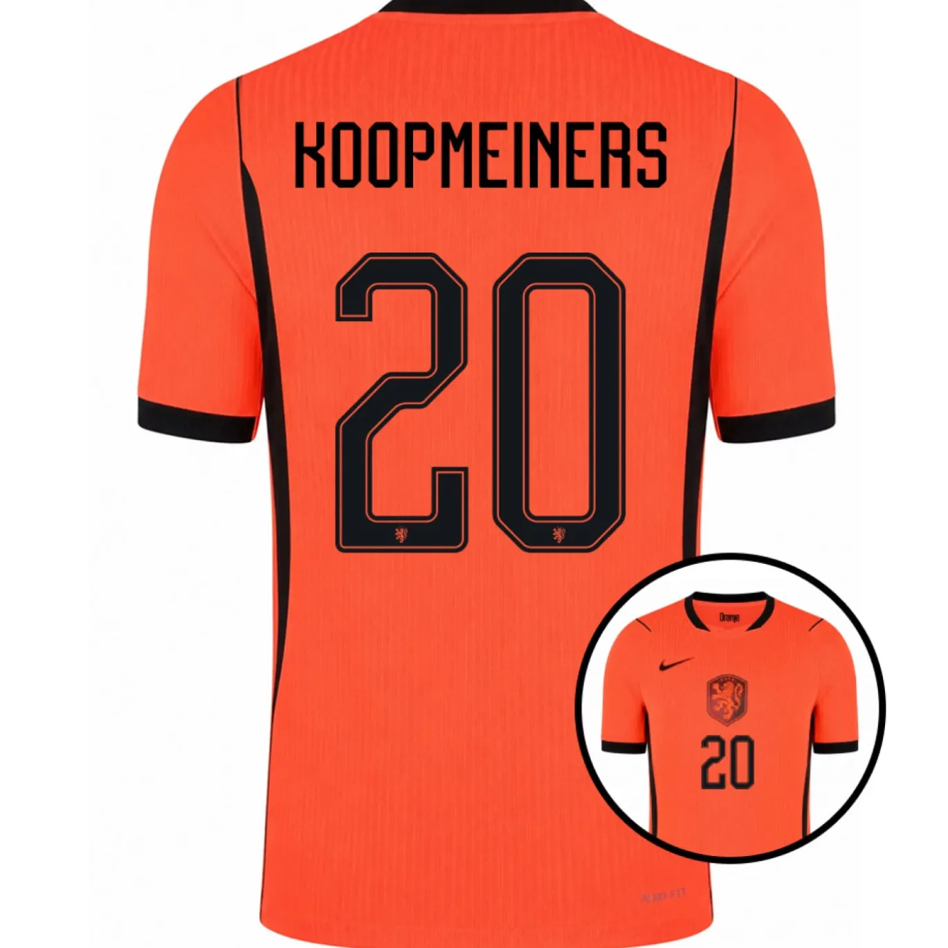 Nike Nederland Koopmeiners 20 Thuisshirt Authentic 2026-2028