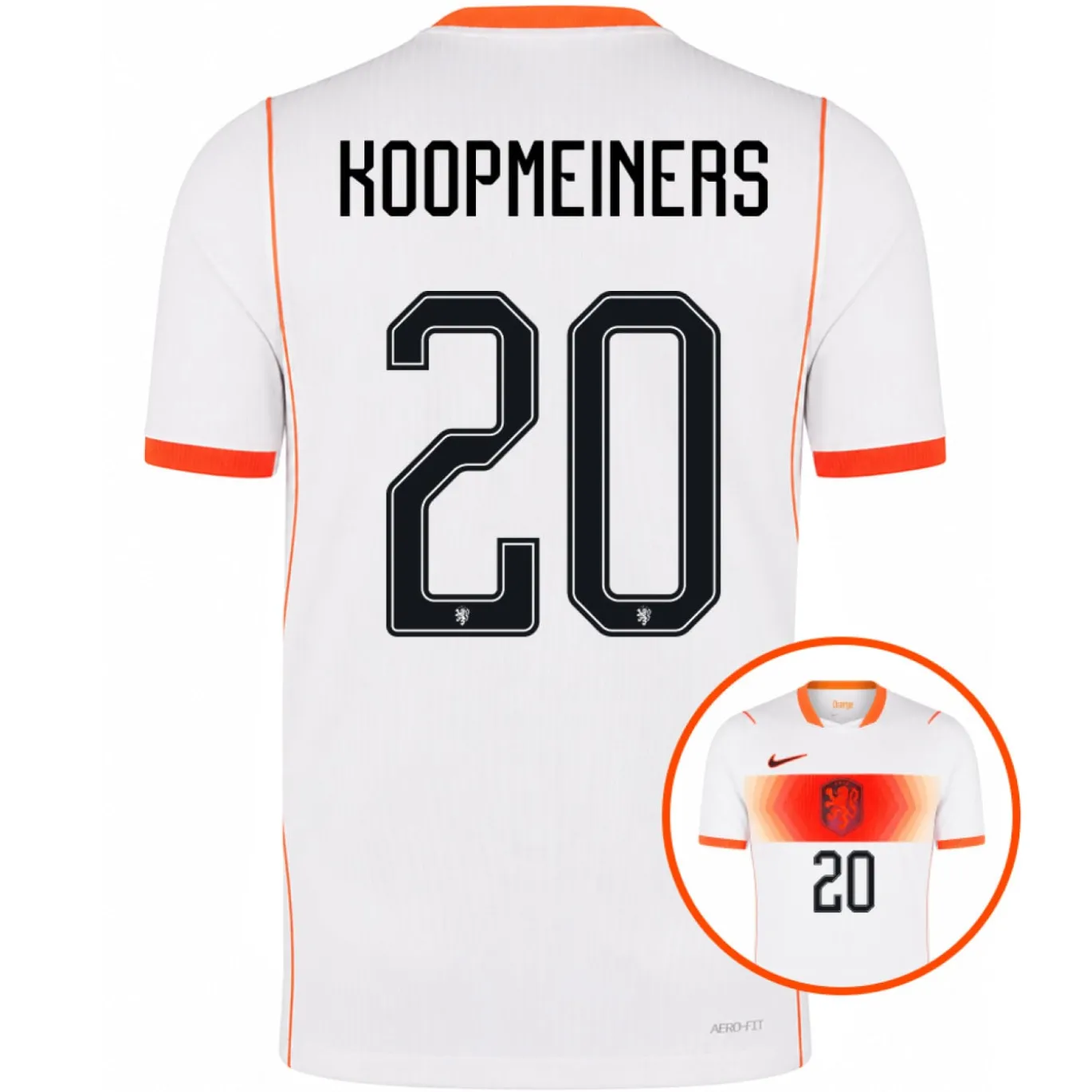 Nike Nederland Koopmeiners 20 Uitshirt Authentic 2026-2028