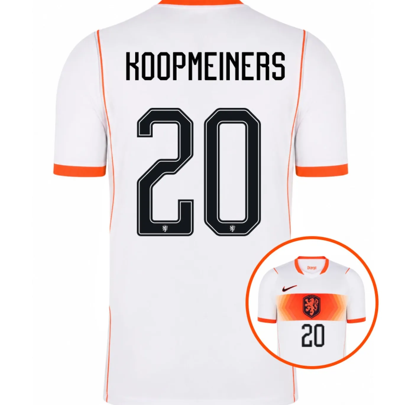 Nike Nederland Koopmeiners 20 Uitshirt 2026-2028