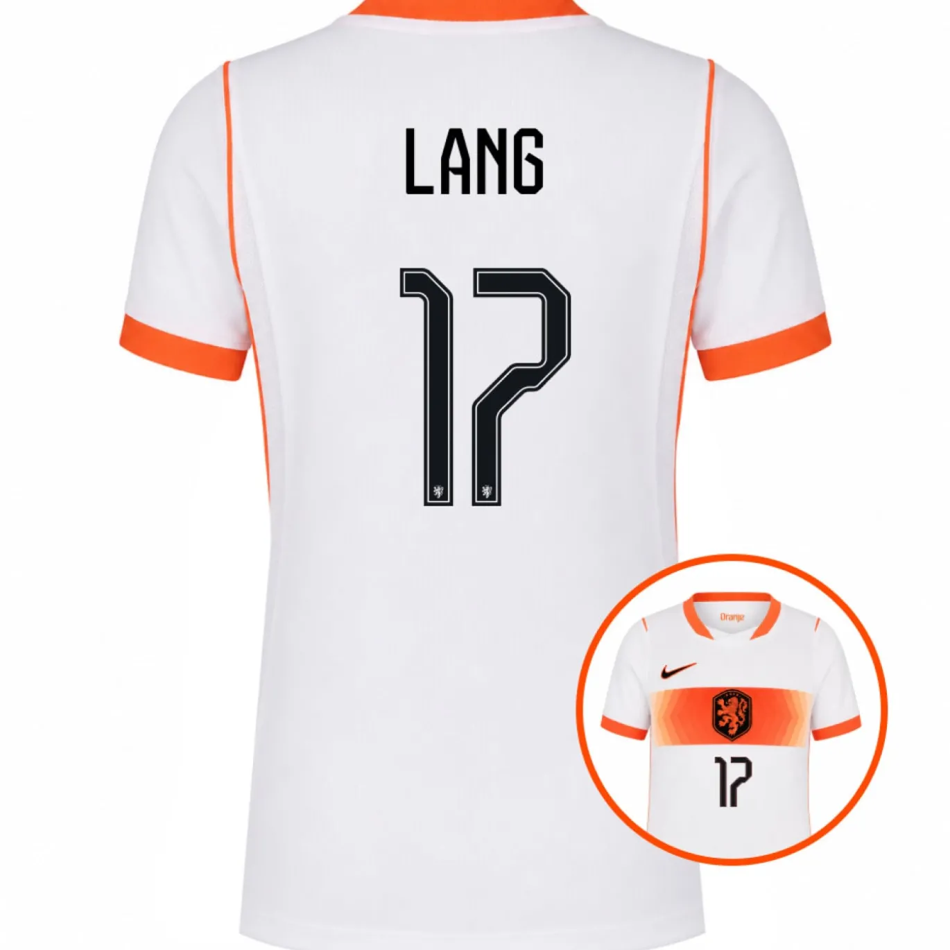 Nike Nederland Lang 17 Uitshirt 2026-2028 Kids