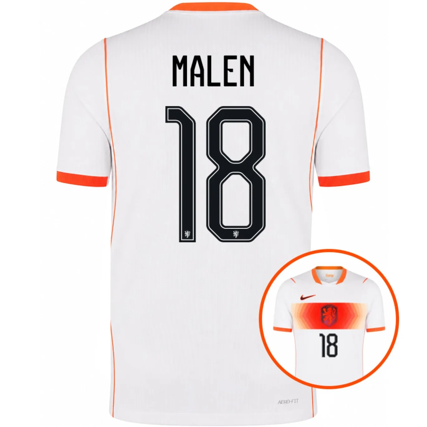 Nike Nederland Malen 18 Uitshirt Authentic 2026-2028