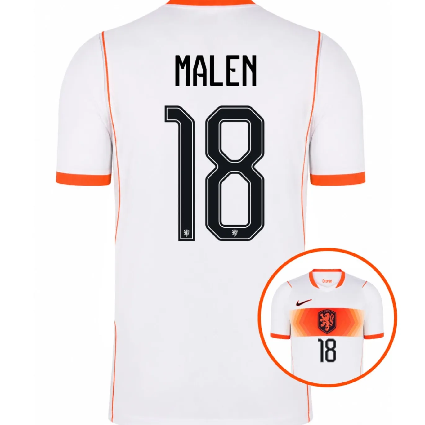 Nike Nederland Malen 18 Uitshirt 2026-2028