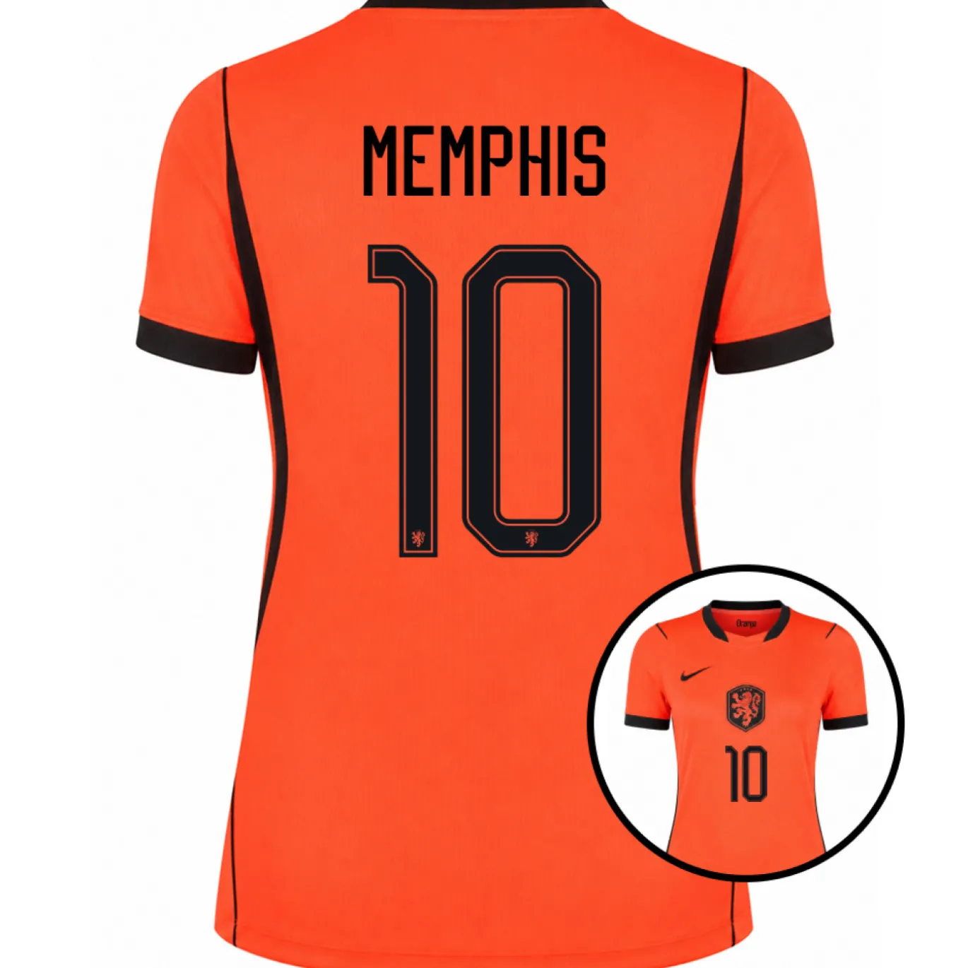 Nike Nederland Memphis 10 Thuisshirt 2026-2028 Dames