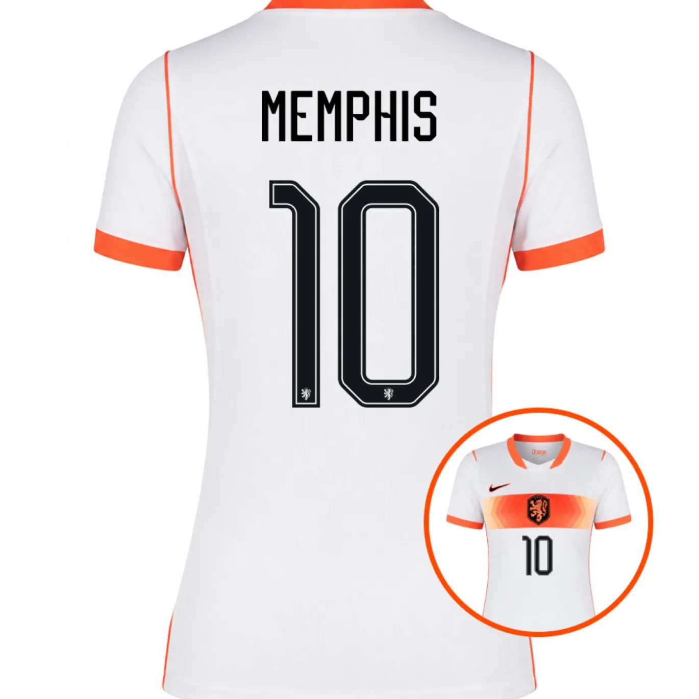 Nike Nederland Memphis 10 Uitshirt 2026-2028 Dames