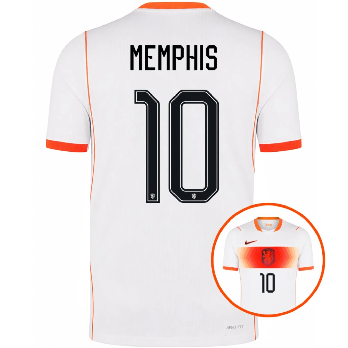Nike Nederland Memphis 10 Uitshirt Authentic 2026-2028