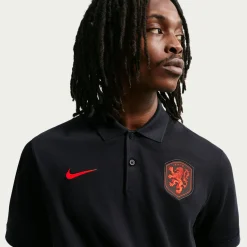 Nike Nederland Polo Zomerset 2026-2028 Zwart Oranje