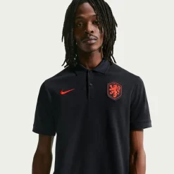 Nike Nederland Polo 2026-2028 Zwart Oranje
