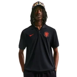 Nike Nederland Polo 2026-2028 Zwart Oranje