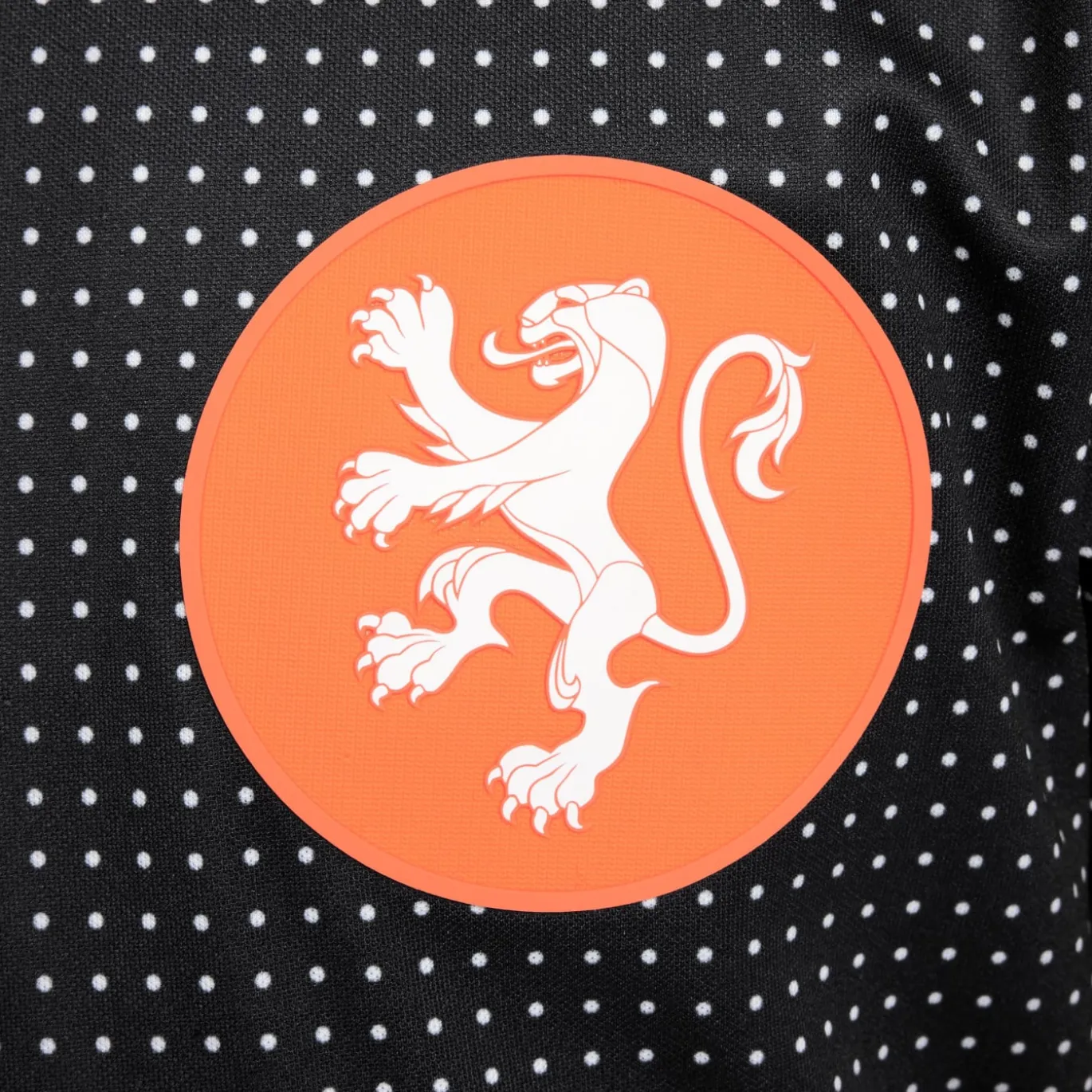 Nike Nederland Pre-Match Trainingsshirt OranjeLeeuwinnen 2025-2027 Kids Zwart Wit