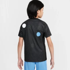 Nike Nederland Pre-Match Trainingsshirt OranjeLeeuwinnen 2025-2027 Kids Zwart Wit