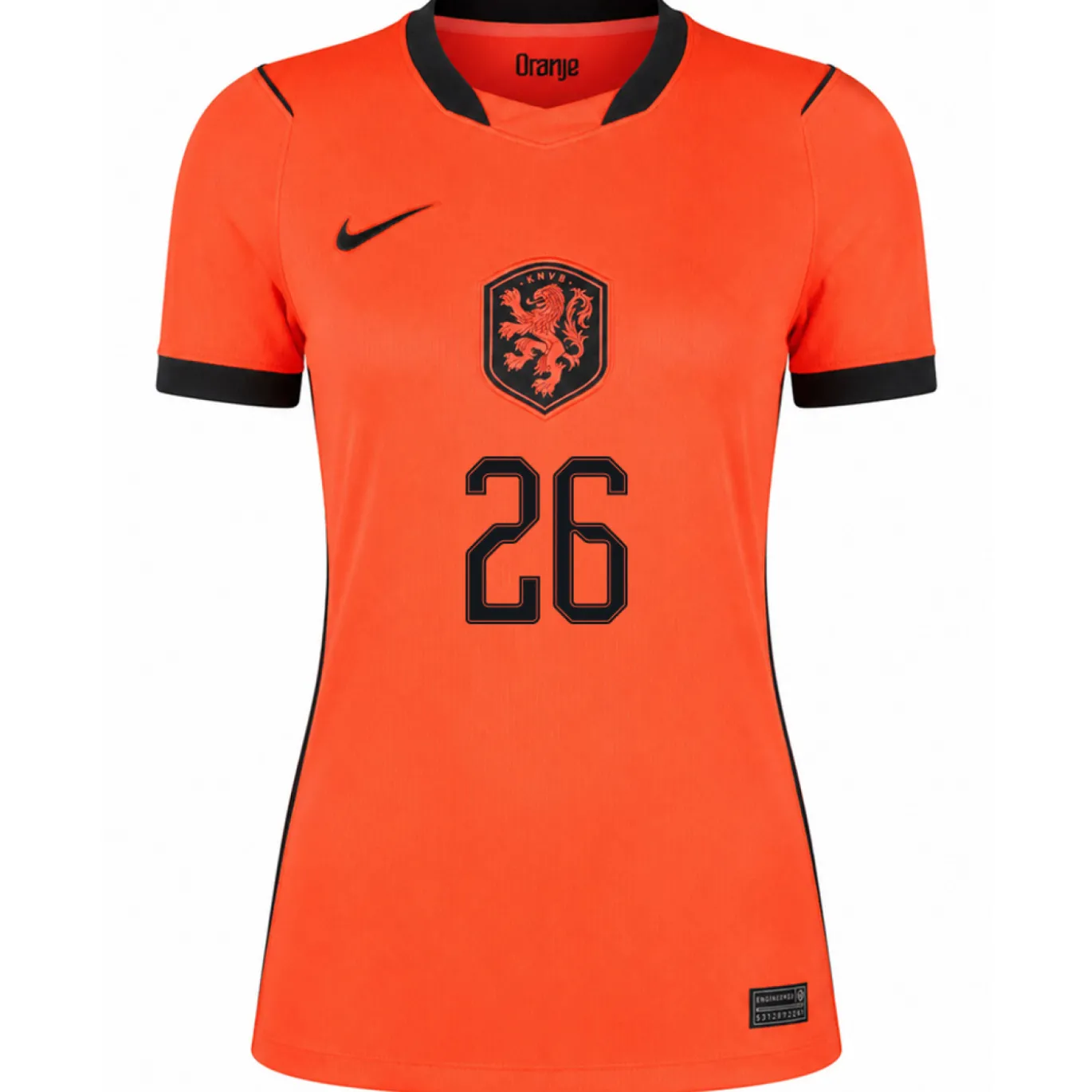Nike Nederland Q. Timber 26 Thuisshirt 2026-2028 Dames