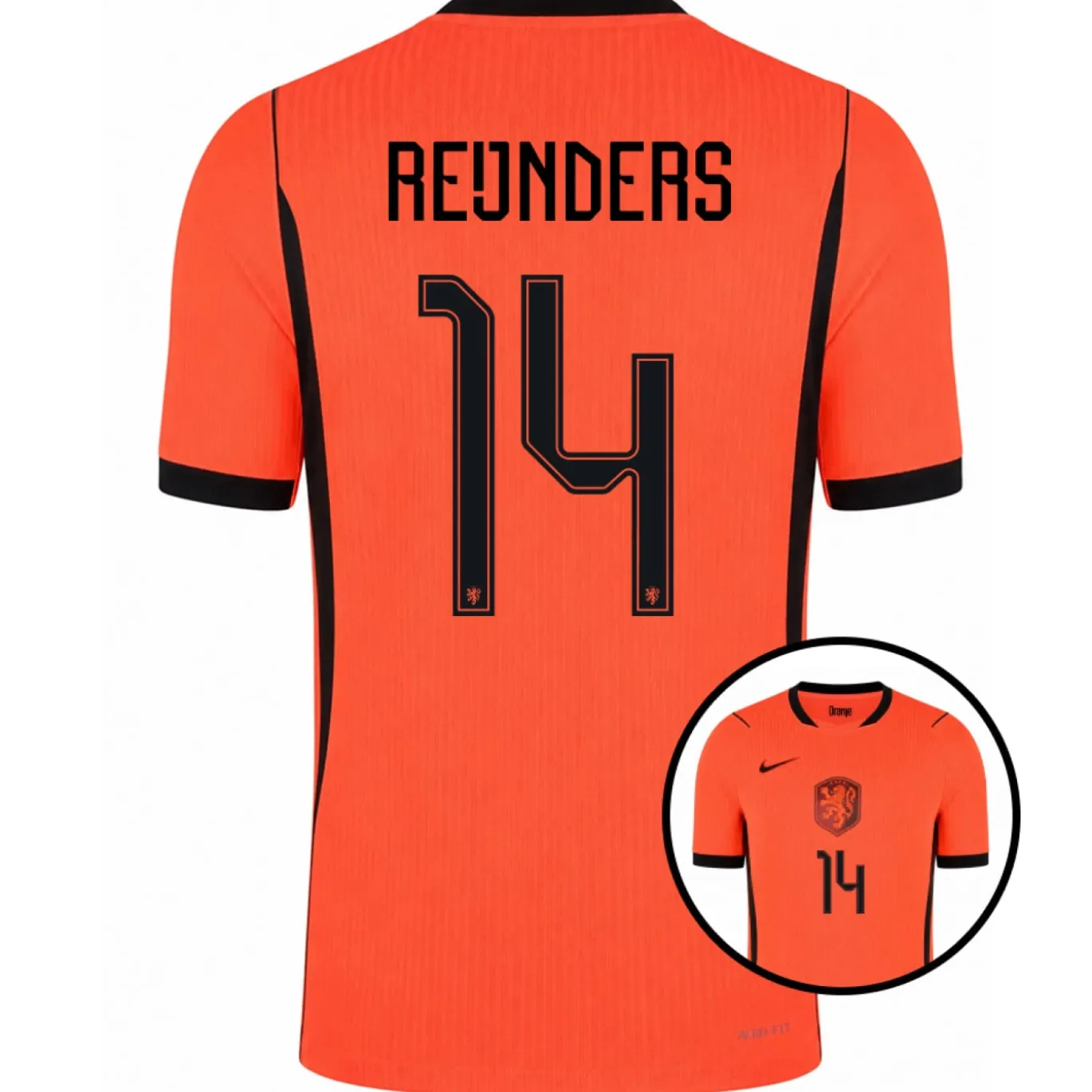 Nike Nederland Reijnders 14 Thuisshirt Authentic 2026-2028