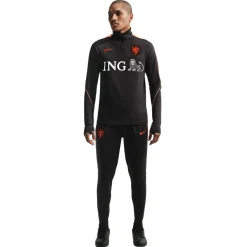 Nike Nederland Strike Trainingsbroek 2026-2028 Zwart Oranje