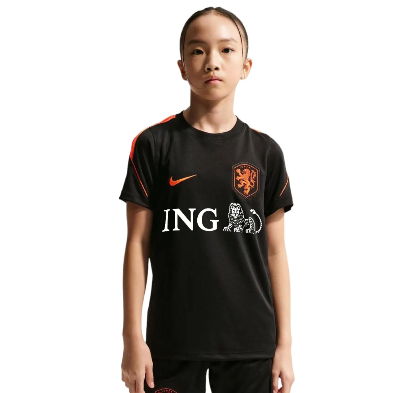 Nike Nederland Strike Trainingsset 2026-2028 Kids Zwart Oranje