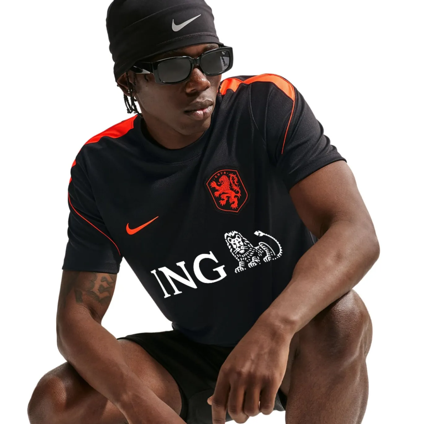 Nike Nederland Strike Trainingsset 2026-2028 Zwart Oranje