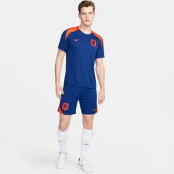 Nike Nederland Strike Trainingsbroekje 2024-2026 Blauw Oranje