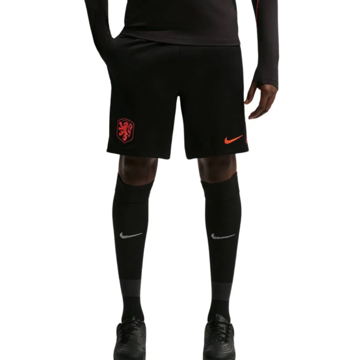 Nike Nederland Strike Trainingsbroekje 2026-2028 Zwart Oranje