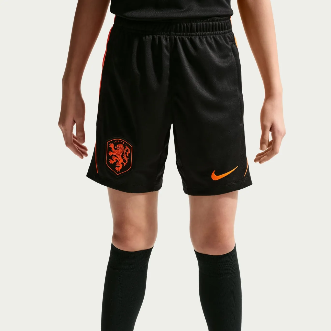 Nike Nederland Strike Trainingsbroekje 2026-2028 Kids Zwart Oranje