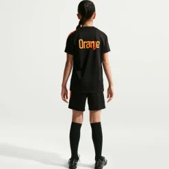 Nike Nederland Strike Trainingsbroekje 2026-2028 Kids Zwart Oranje