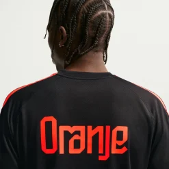 Nike Nederland Strike Trainingsshirt 2026-2028 Zwart Oranje
