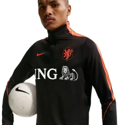 Nike Nederland Strike Trainingspak 1/4-Zip 2026-2028 Zwart Oranje