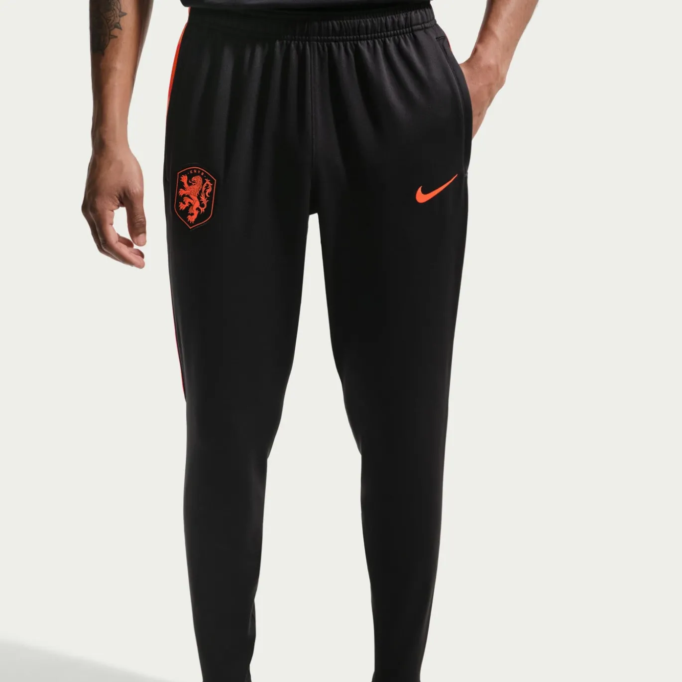 Nike Nederland Strike Trainingspak 1/4-Zip 2026-2028 Zwart Oranje