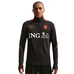 Nike Nederland Strike Trainingspak 1/4-Zip 2026-2028 Zwart Oranje