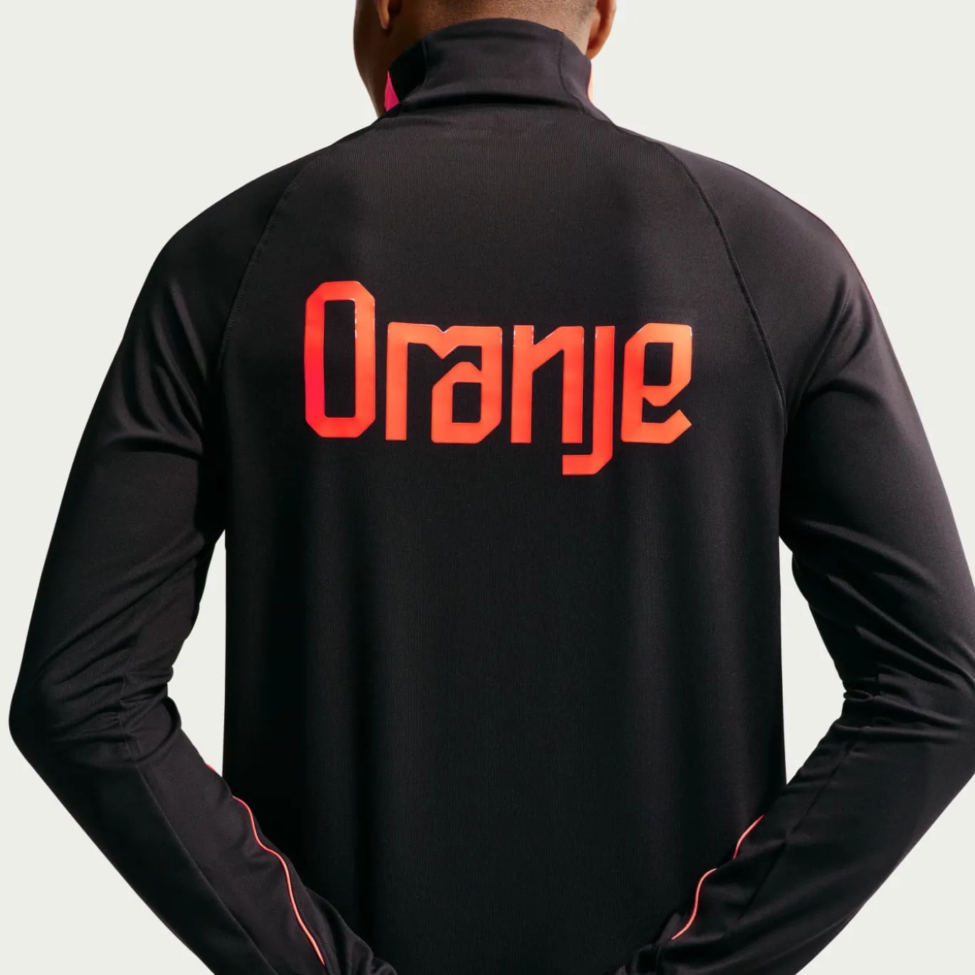 Nike Nederland Strike Trainingspak 1/4-Zip 2026-2028 Zwart Oranje