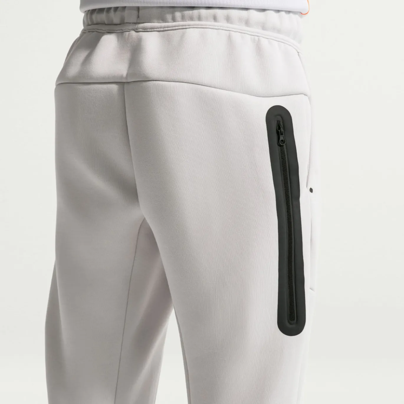 Nike Nederland Tech Fleece Joggingbroek 2026-2028 Kids Lichtgrijs Zwart Feloranje